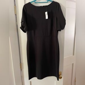 NWT Gorgeous Black Rouched Sleeve Suit Dress Sz 10